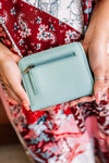 Joy Susan Mini Pixie Wallet In Mint
