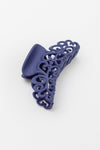 Lace Detail Claw Clip in Navy